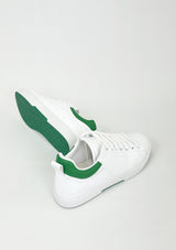 Prologue Shoes Aster - White & Green Women's Sneakers