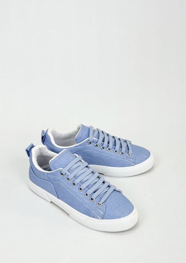 Prologue Shoes Aster Women's Denim Vegan Sneakers | Light Blue
