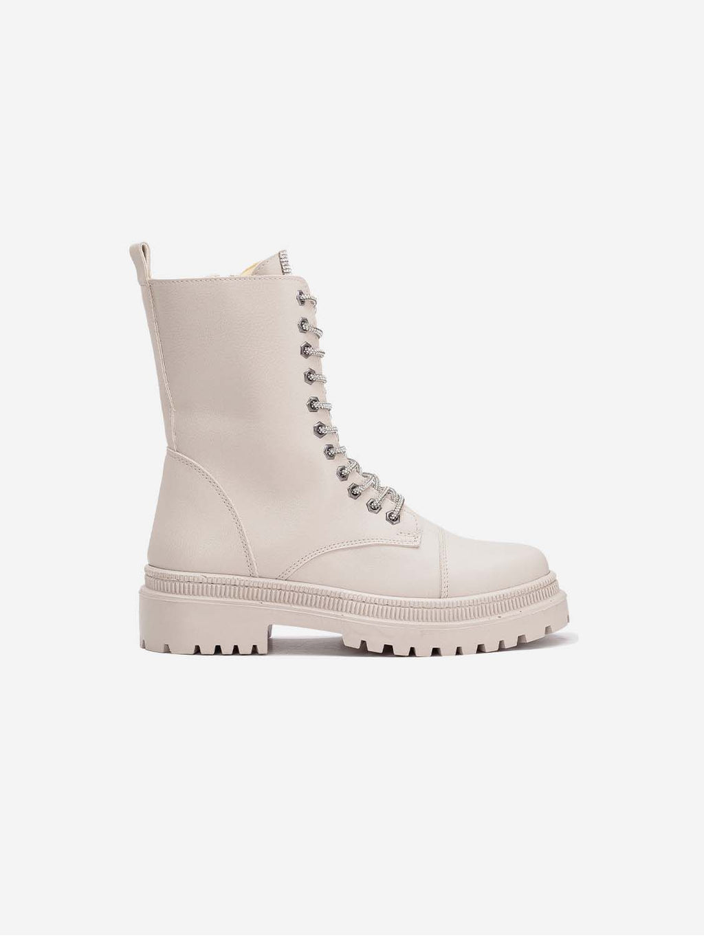 Vegan leather store combat boots