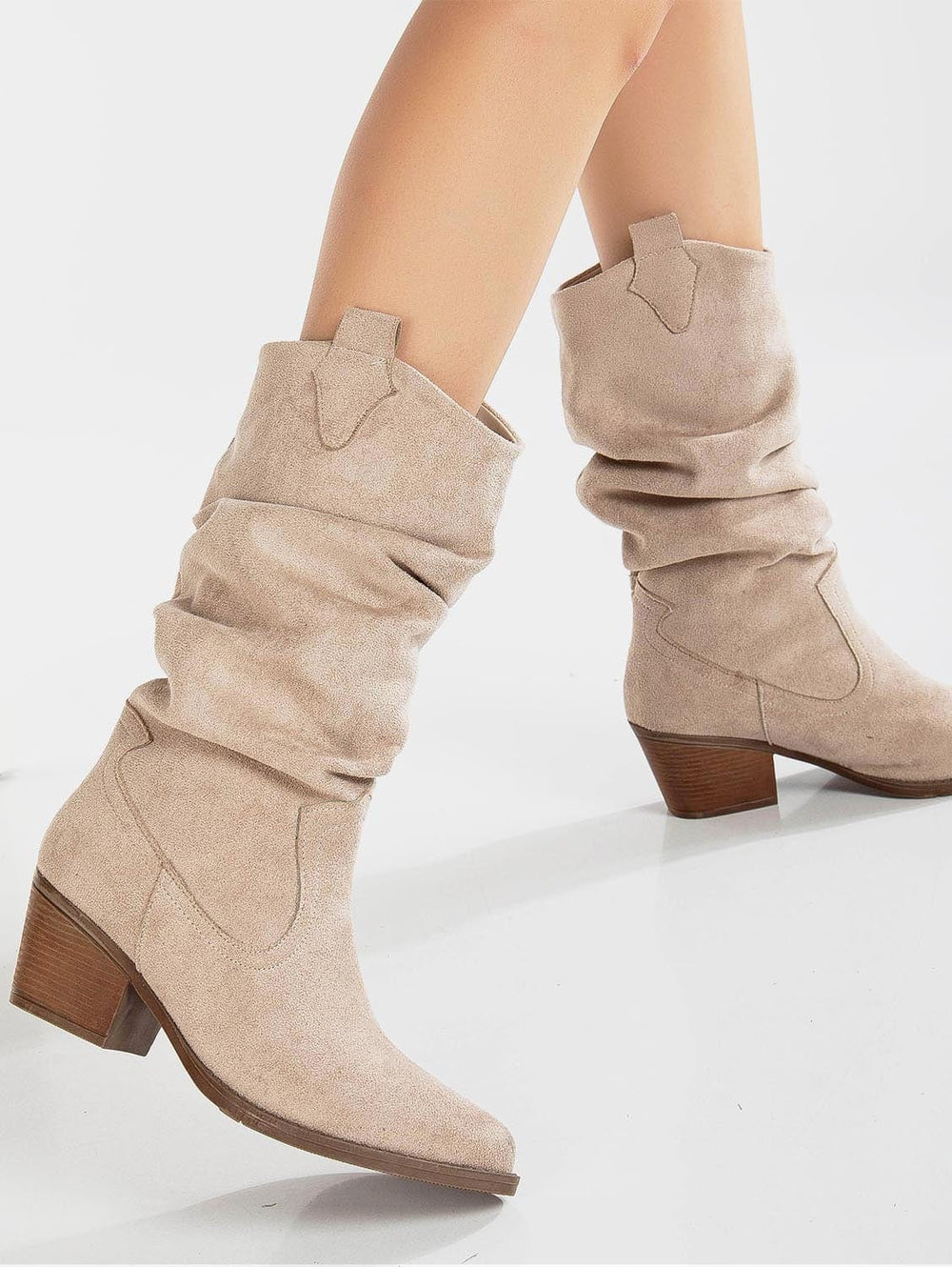 Orders vegan suede boots