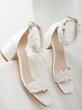 Immaculate Vegan - Prologue Shoes Dana - White Wedding Shoes