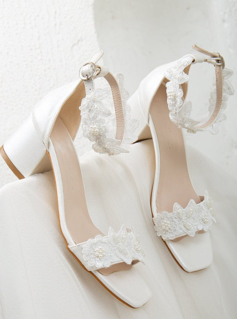 Prologue Shoes Dana - White Wedding Shoes