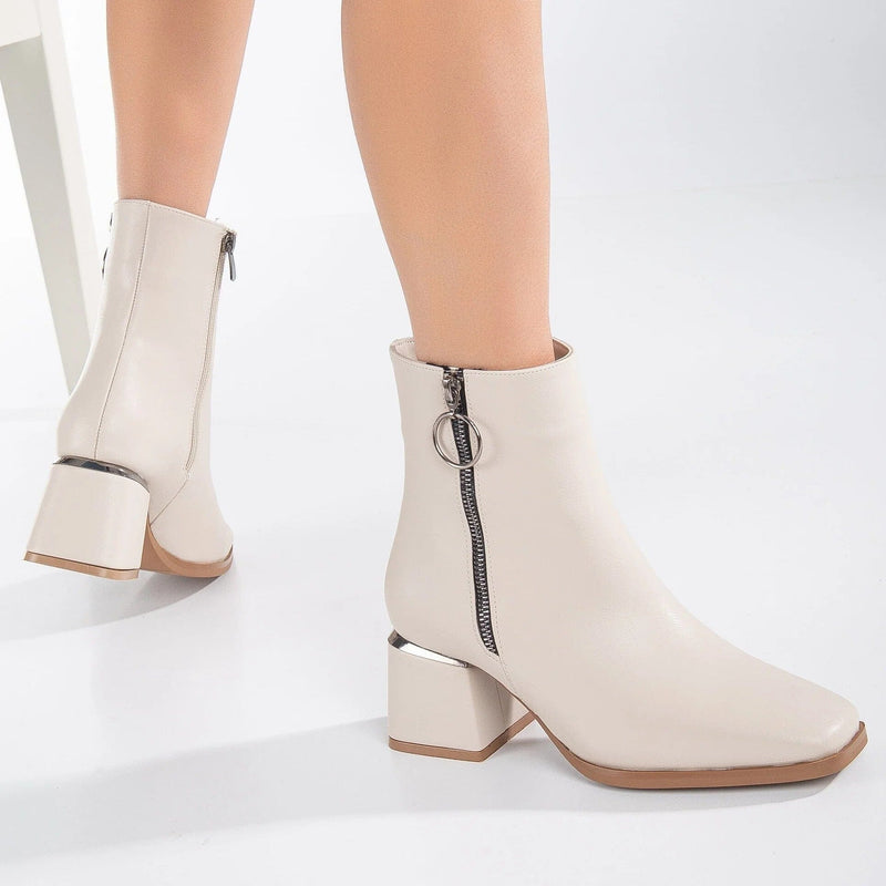 Non leather hot sale ankle boots