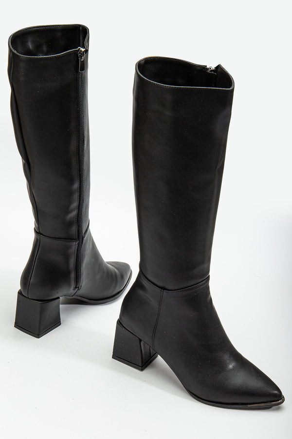 Prologue Shoes Lizette - Black High Heel Boots
