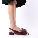 Immaculate Vegan - Prologue Shoes Lola - Red Cherry Flats with Bow