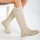 Immaculate Vegan - Prologue Shoes Maeve - Beige Knee High Rain Boots