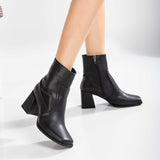 Immaculate Vegan - Prologue Shoes Maya - Black Matt Ankle Boots