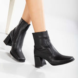 Immaculate Vegan - Prologue Shoes Maya - Black Matt Ankle Boots