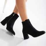 Immaculate Vegan - Prologue Shoes Nadine Vegan Suede Ankle Boots | Black