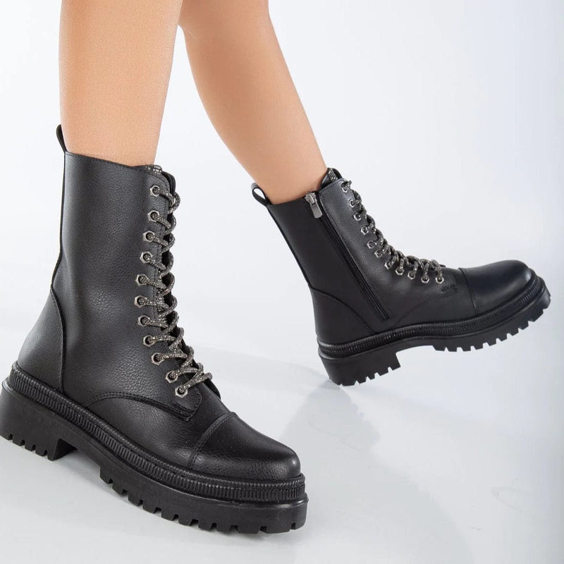 Vegan black combat clearance boots