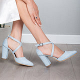 Immaculate Vegan - Prologue Shoes Sina - Baby Blue Wedding Shoes
