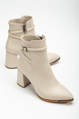 Immaculate Vegan - Prologue Shoes Solange - Beige Ankle Boots
