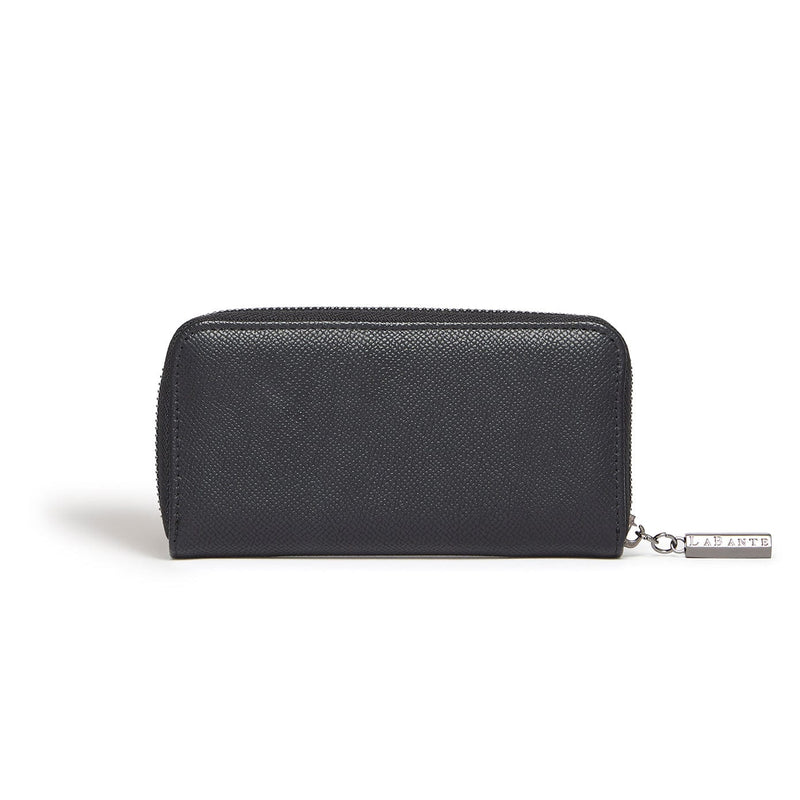 LaBante London Ellen Vegan Leather Zip Around Wallet | Black