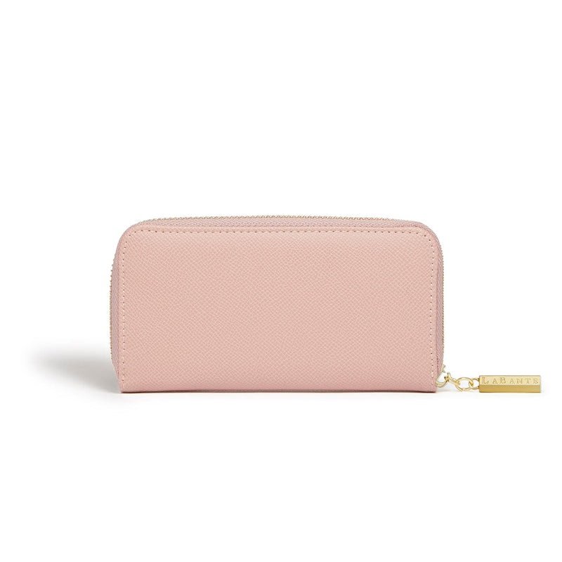 LaBante London Ellen Vegan Leather Zip Around Wallet | Pink