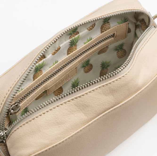Rahui London Pine Piñatex Leather Vegan Crossbody Bag | Natural Natural