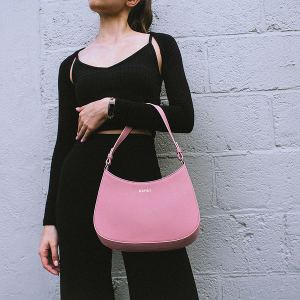 Rahui London Hazel Apple Leather Mini Handbag | Pink Pink