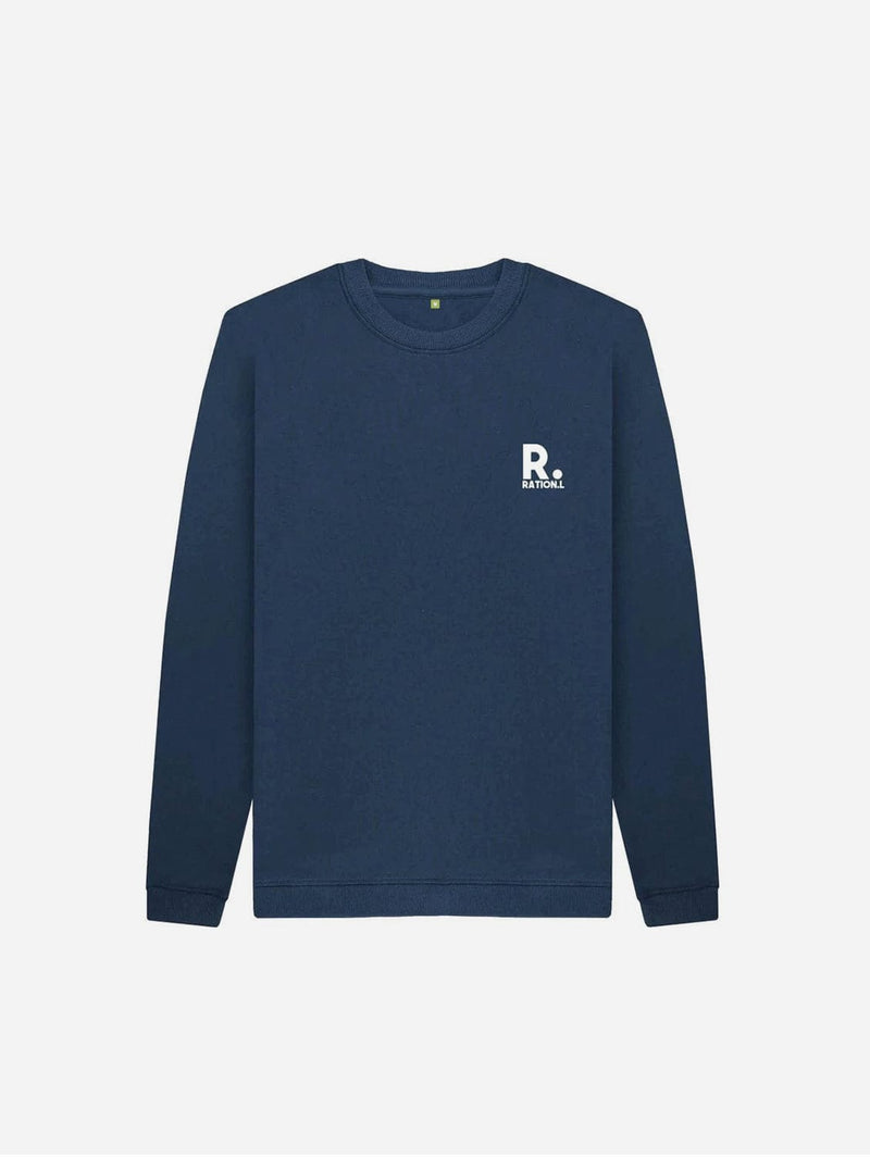 Ration.L Ration.L Organic Cotton Sweatshirt | Multiple Colours Navy Blue / S