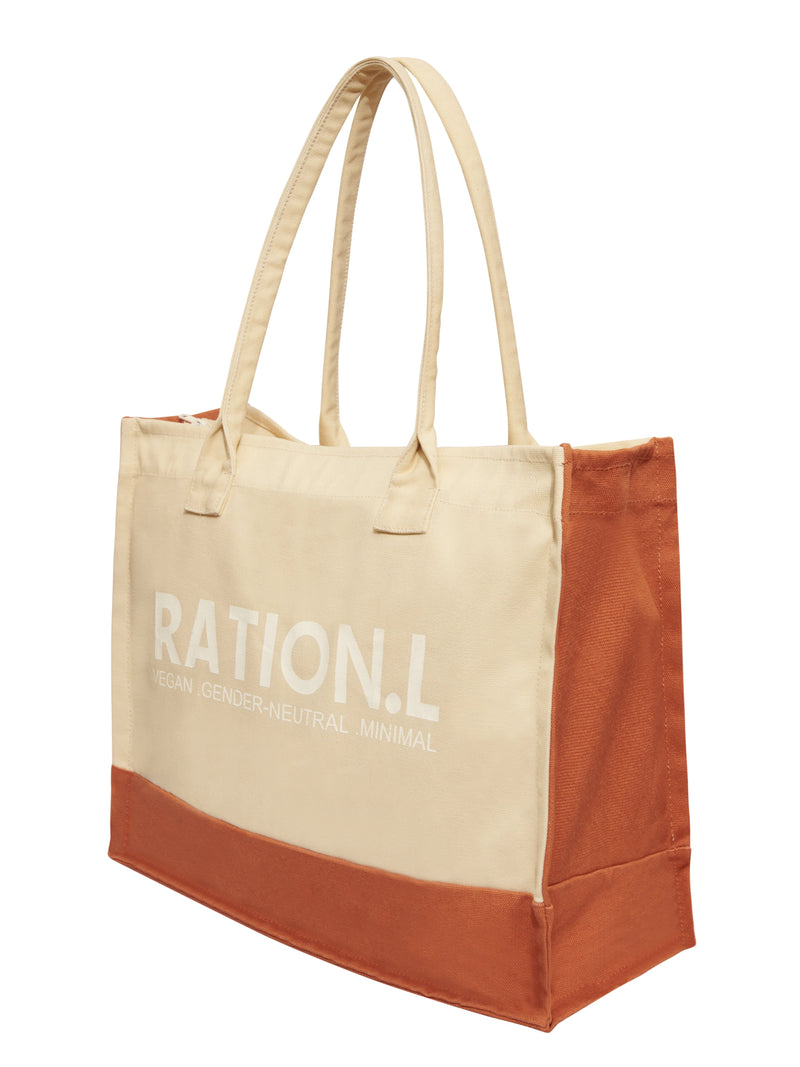 Ration.L R-ESPECT Cotton Canvas Tote Bag