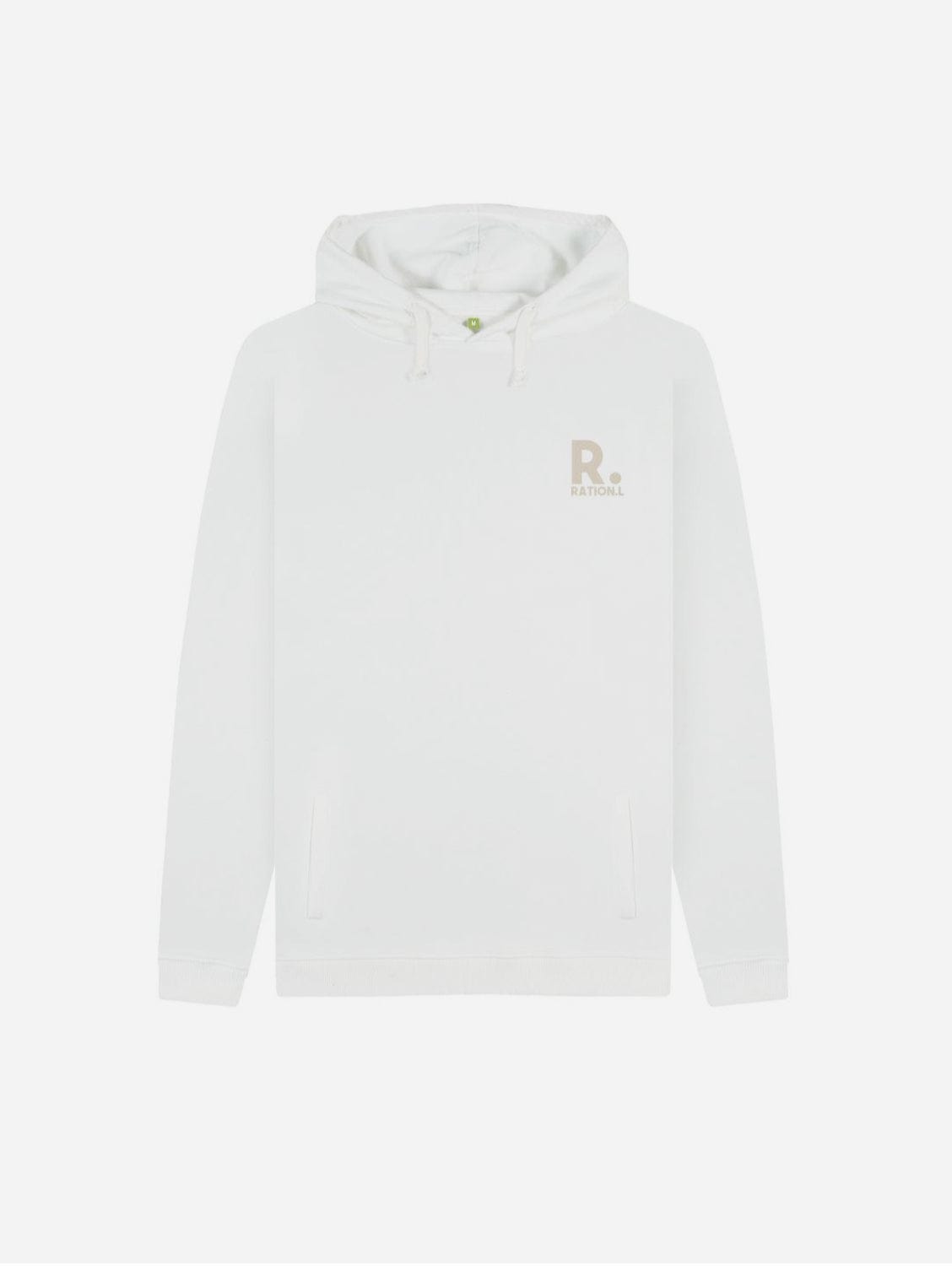 Ration.L R Kind Organic Hoodie - White