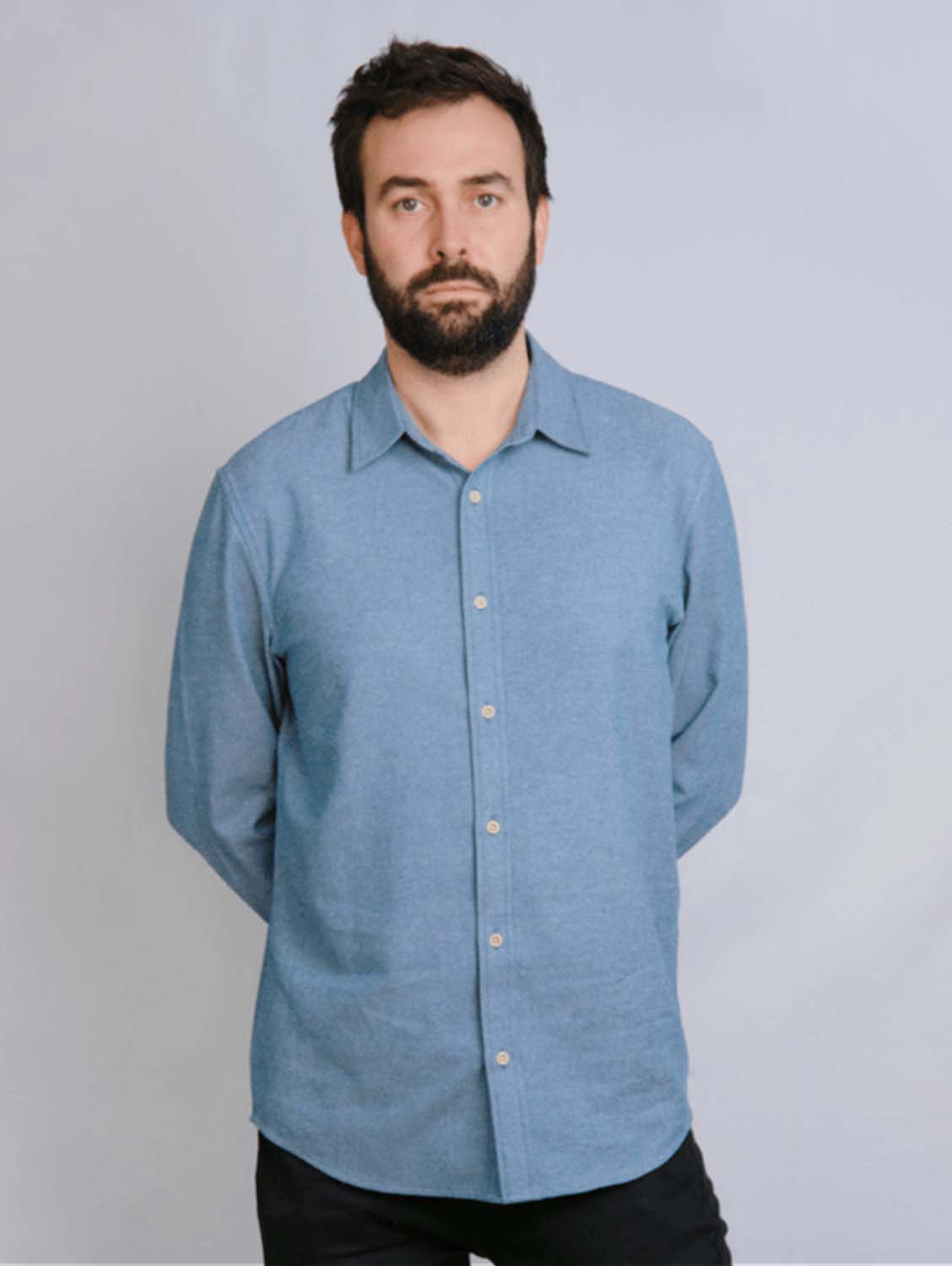 Rewound Clothing The Marc 100% Recycled Shirt | Teal Small
