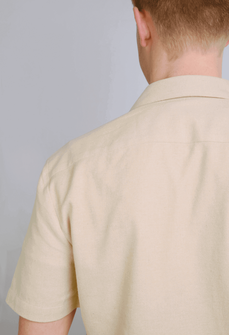 Rewound Clothing The Alexander 100% Recycled Beige Shirt