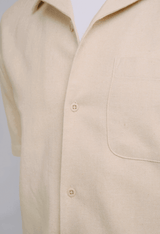 Immaculate Vegan - Rewound Clothing The Alexander 100% Recycled Beige Shirt