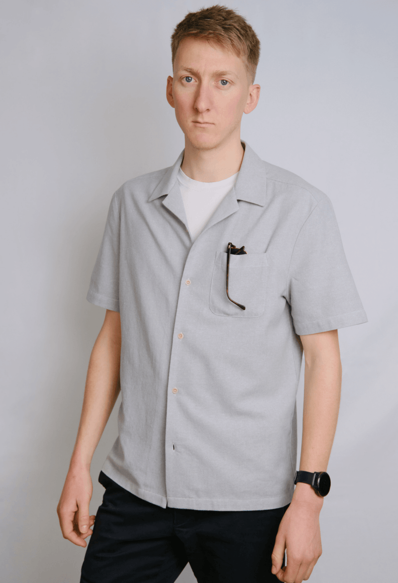 Rewound Clothing The Alexander 100% Recycled Grey Shirt