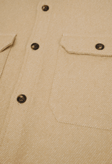Immaculate Vegan - Rewound Clothing The James 100% Recycled Beige Overshirt