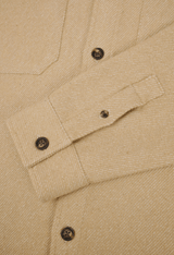 Immaculate Vegan - Rewound Clothing The James 100% Recycled Beige Overshirt
