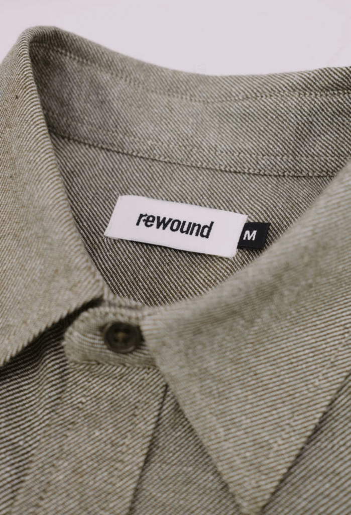 Rewound Clothing The Marc 100% Recycled Green Shirt