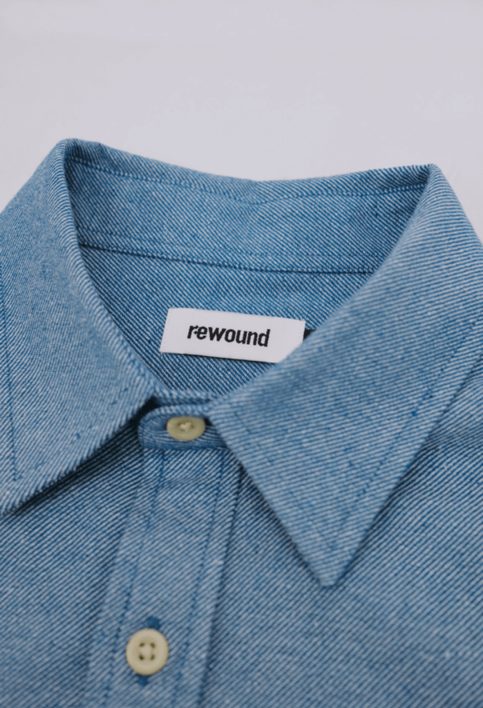 Rewound Clothing The Marc 100% Recycled Teal Shirt