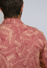 Immaculate Vegan - Rewound Clothing The Toby 100% Tencel Palm Print Shirt