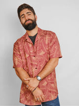 Immaculate Vegan - Rewound Clothing The Toby Tencel Shirt | Palm Print