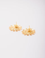 Immaculate Vegan - Rive Claire Margaret Black and Bright Gold Earrings