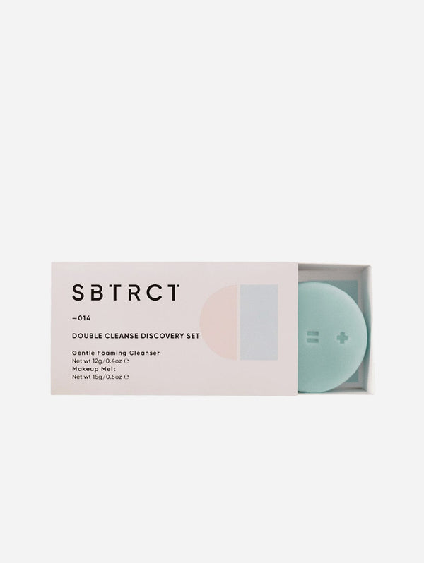 SBTRCT Skincare The Double Cleanse Discovery Set (Travel/Minis)