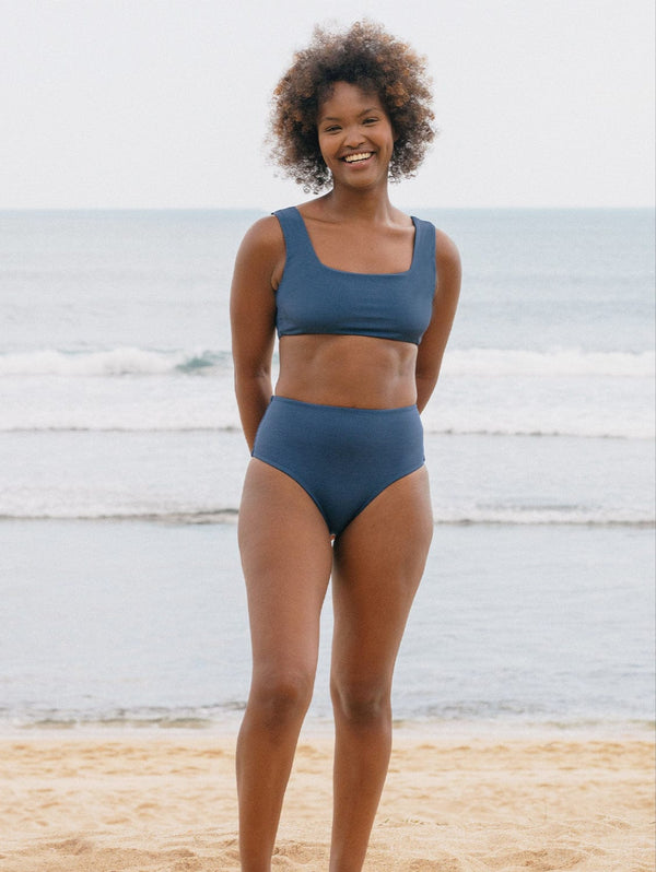 SEPTEMBER Mason Top River Blue Eco Rib