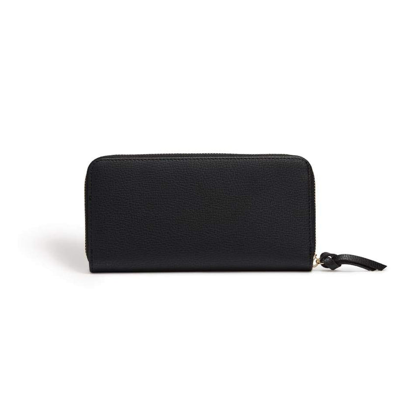 LaBante London Serene Vegan Leather Zip Around Wallet | Black