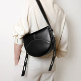 Shaker Twist Cross Body Bag - Black