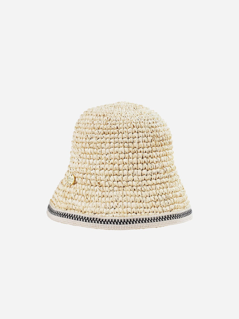 Stelar Alam Handwoven Raffia Bucket Hat | Natural