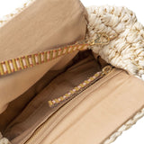 Immaculate Vegan - Stelar Lilis Small Raffia Frame Clutch