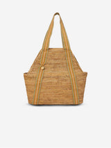 Immaculate Vegan - Stelar Poso Handwoven Atta Vegan Large Shopper Bag | Copper Stripe