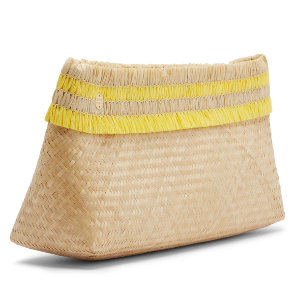 Stelar Sita Raffia Clutch Bag