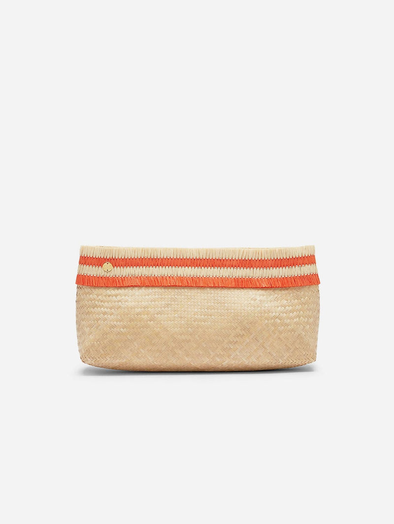 Stelar Sita Raffia Clutch Bag