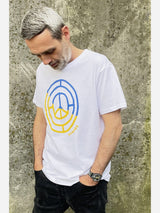 Immaculate Vegan - KOMODO Peace 4 Ukraine Men's Organic Cotton T-Shirt | White