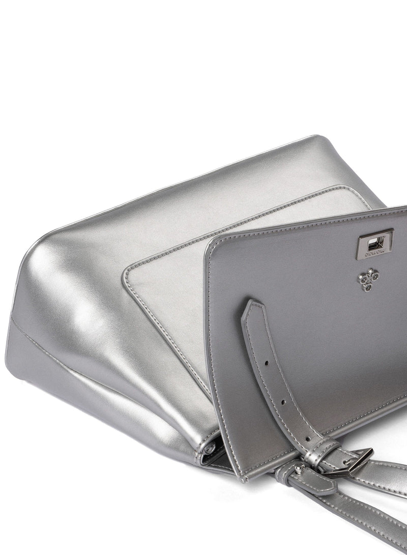 Miomojo Tecla Handbag S Silver – Apple