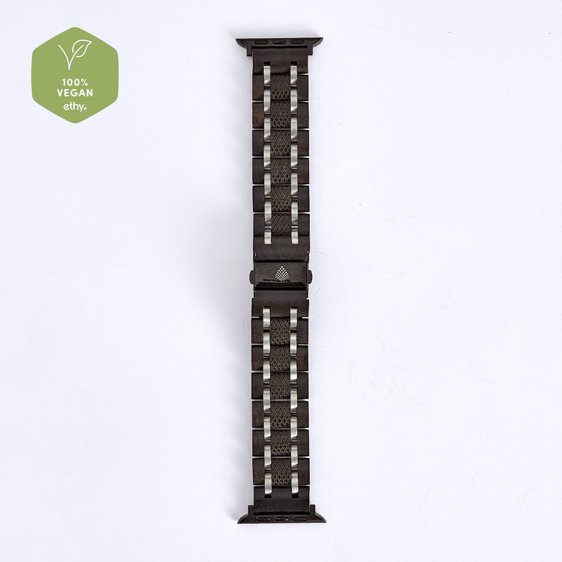 The Sustainable Watch Company The Ebony Apple Watch Strap