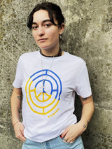 Immaculate Vegan - KOMODO Peace 4 Ukraine Women's Organic Cotton T-Shirt | White