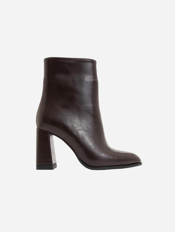 Prologue Shoes Jewel Brown Cilt High Heel Boot (Women)