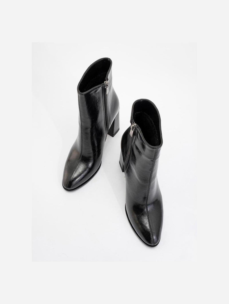 Prologue Shoes Jewel Black Cilt High Heel Boot (Women)