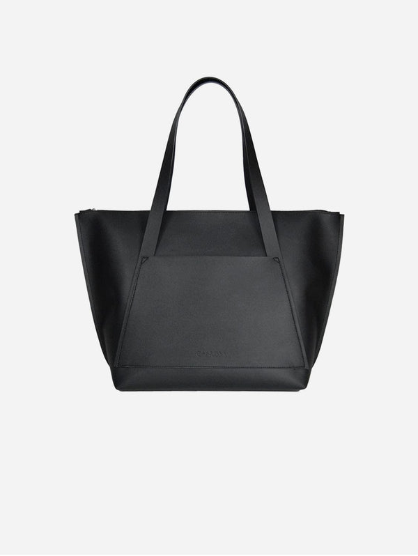 Canussa Traveller Vegan Corn Leather Tote Bag | Black